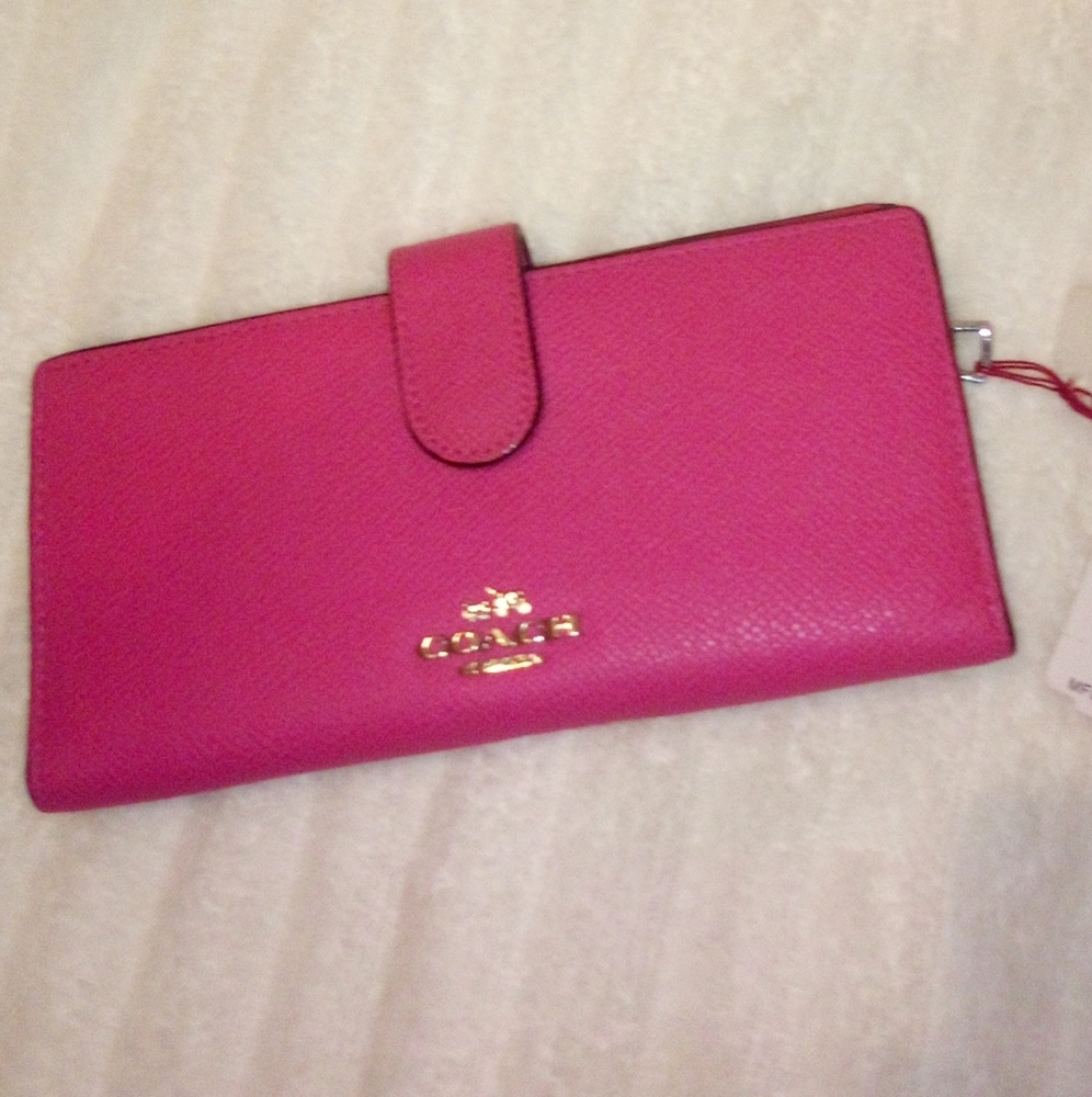 Fuschia Coach wallet